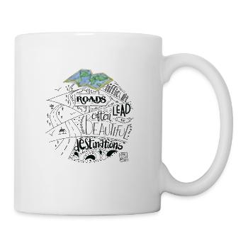 Reisen - Tasse - Weiß - Rechts