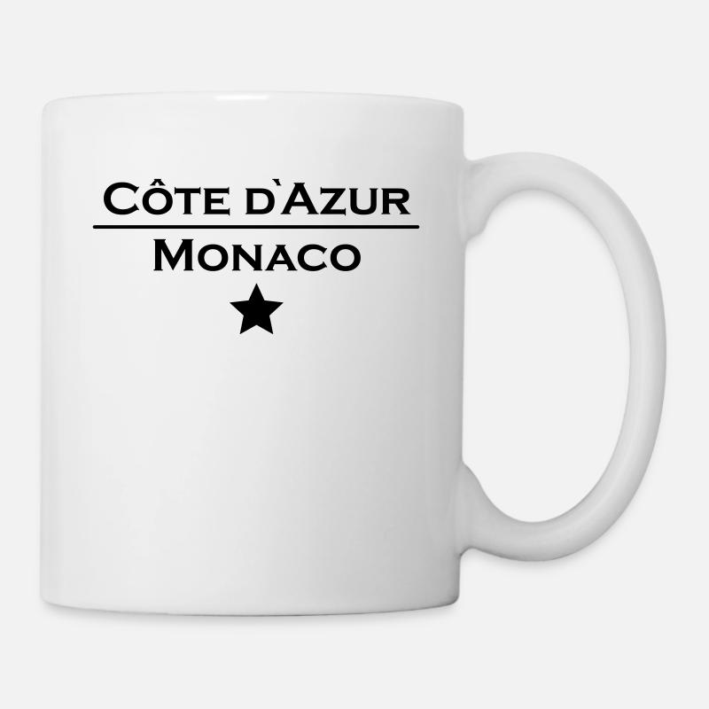 Monaco disant idée cadeau de la terre - Mug blanc - blanc