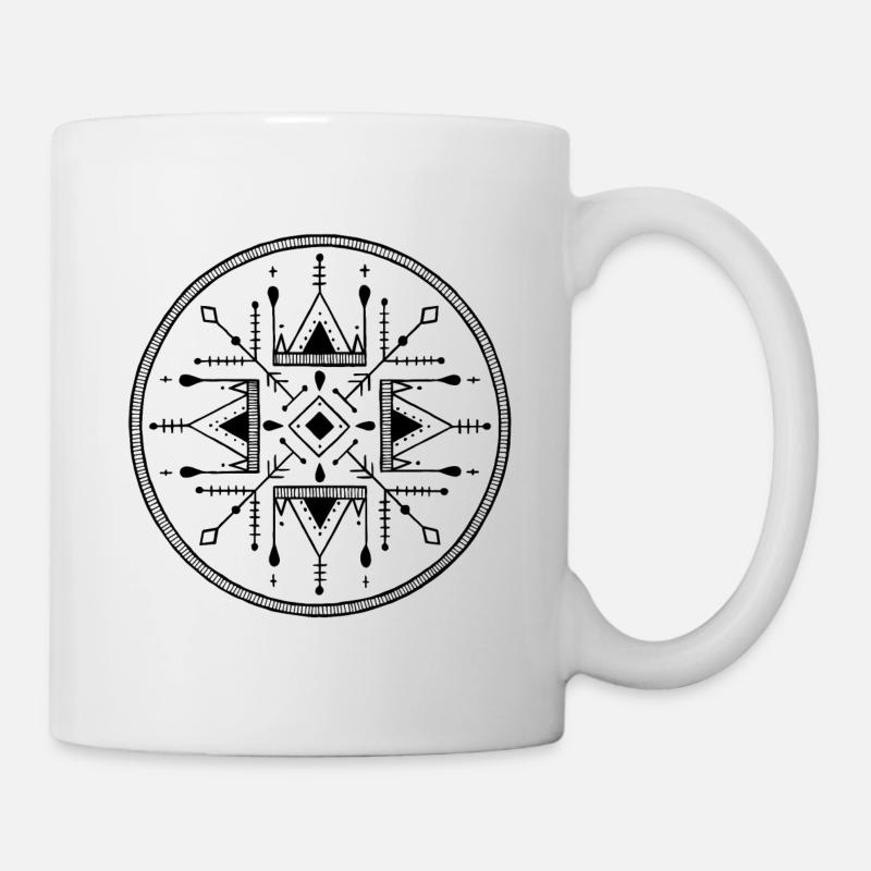 Der Kreis - Tasse - Weiß