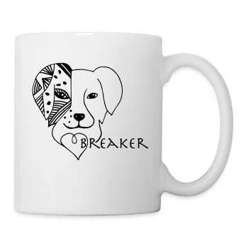 Australian Shepherd Aussie Herzensbrecher Geschenk - Tasse - Weiß - Rechts