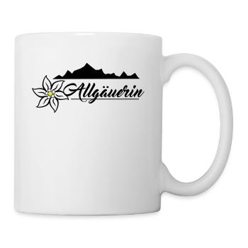 Allgäuerin Design - Tasse - Weiß - Rechts