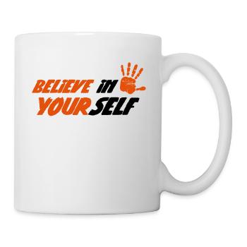 Glaub an dich - Tasse - Weiß - Rechts