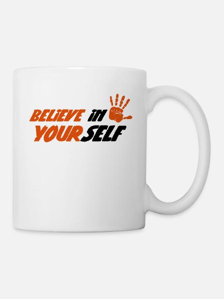 Glaub an dich - Tasse - Weiß