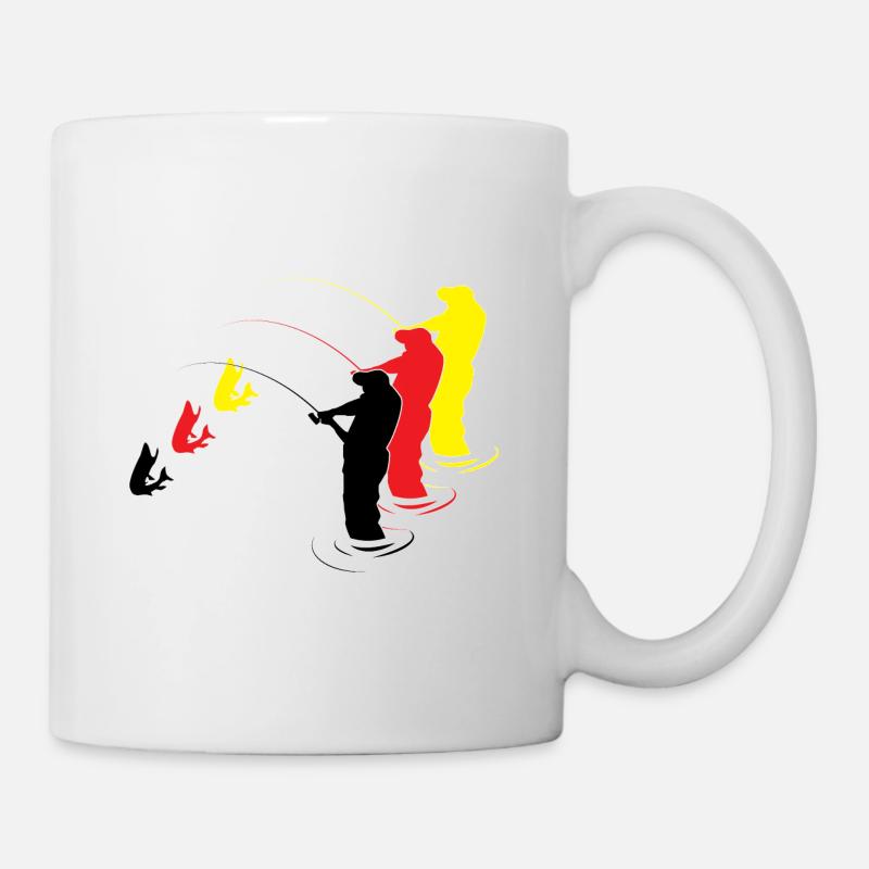 Pêche, pêche - Mug blanc - blanc