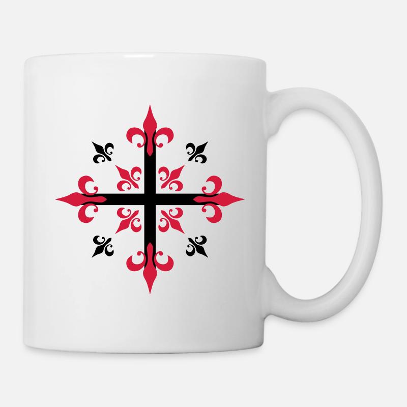 02 Croix du Chevalier / Mousquetaires 2c / - Mug blanc - blanc