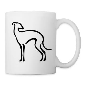 Windspiel - Tasse - Weiß - Rechts