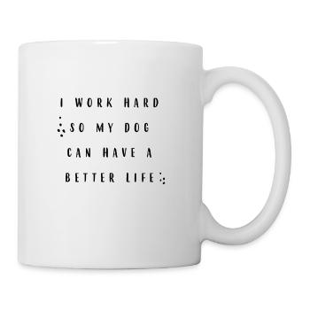 Alles für den Hund - Tasse - Weiß - Rechts