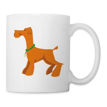 Nice, timeless design for all dog lovers - Mug - white - Right