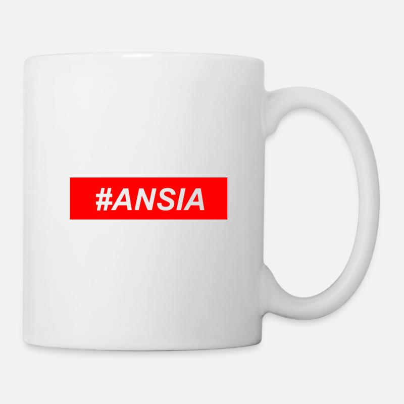 #ANSIA - Tasse - Weiß