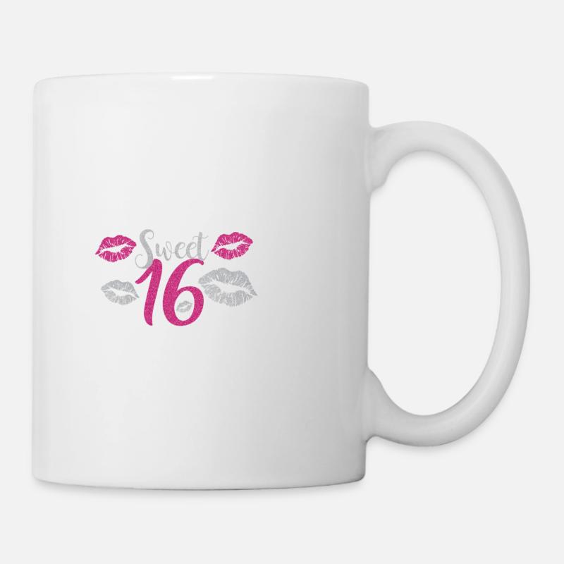 Sweet 16 - Tasse - Weiß