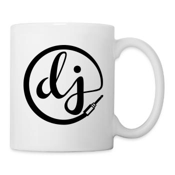 dj - Mug blanc - blanc - Droite