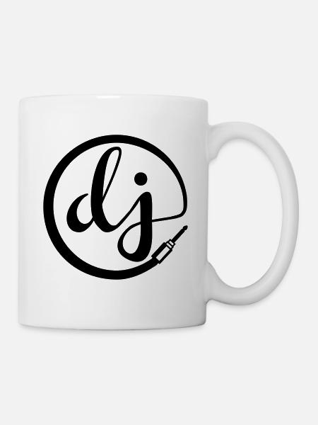 dj - Mug - white