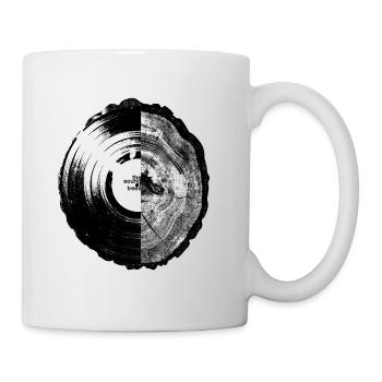 Son de tees, de vinyles et de cernes - Mug blanc - blanc - Droite