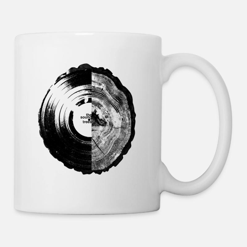 Son de tees, de vinyles et de cernes - Mug blanc - blanc