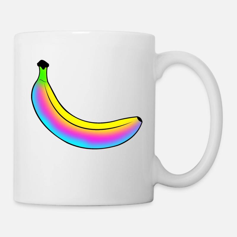 neon banana - Mug - white