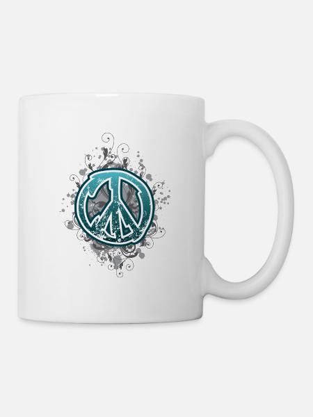 Peace de - Tasse - Weiß