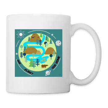 Mather Nature 🐢 - Mug blanc - blanc - Droite