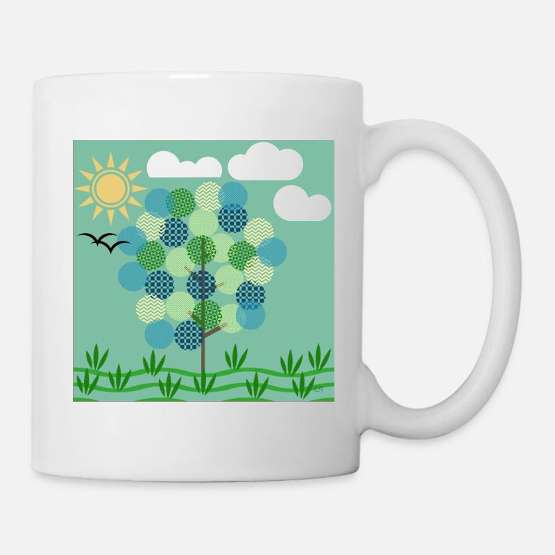 Art graphique - Mug blanc - blanc