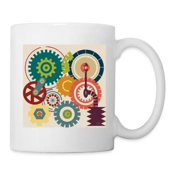 Grafik Kunst 🎨 - Tasse - Weiß - Rechts