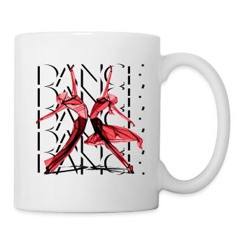 Tänzer - Tasse - Weiß - Rechts
