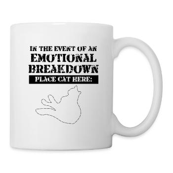 Cat Cat Lady Cat Lover Breakdown - Mug - white - Right