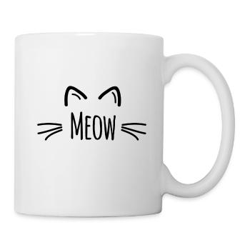 Chat Cat lady amoureux des chats - Mug blanc - blanc - Droite