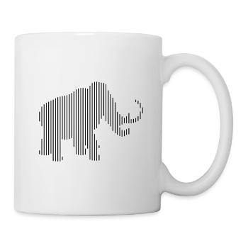 Mammut - Tasse - Weiß - Rechts