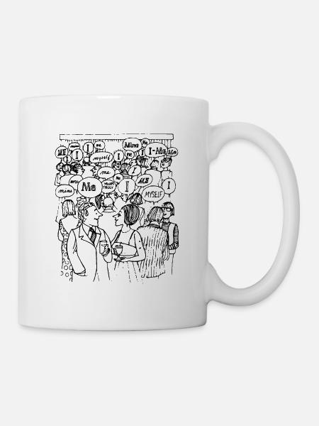 Notre société narcissique - Mug blanc - blanc
