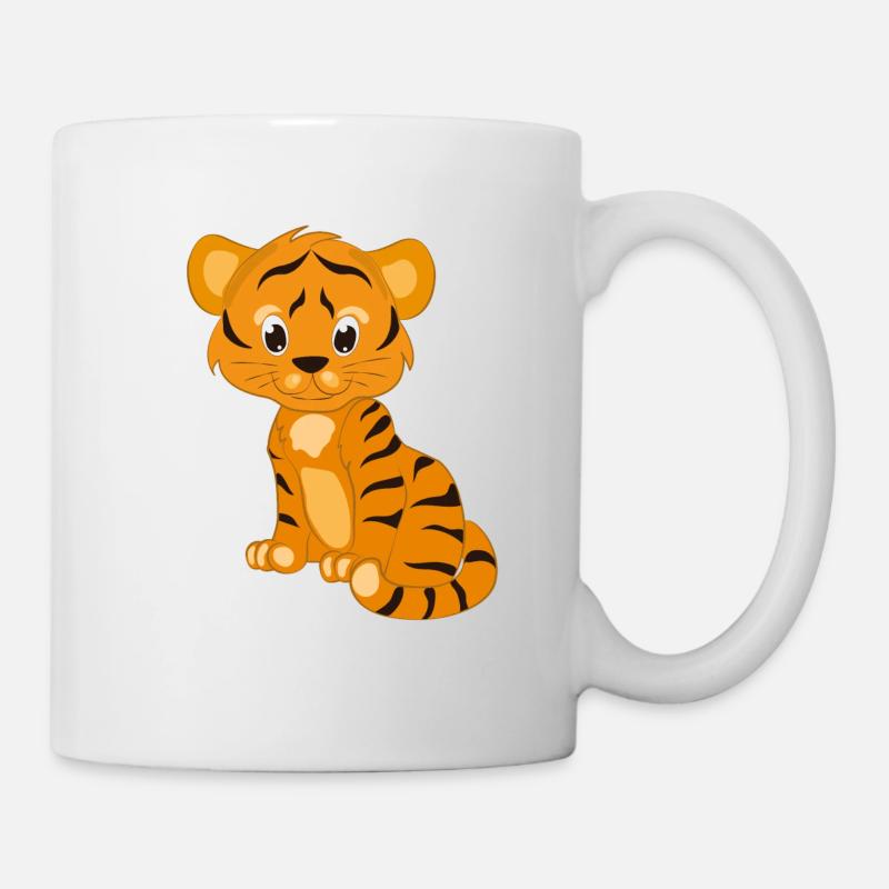 Baby tiger children - Mug - white