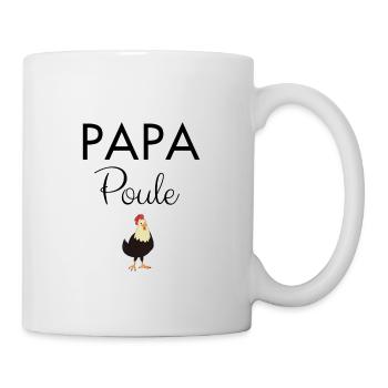 Papa Henne - Tasse - Weiß - Rechts