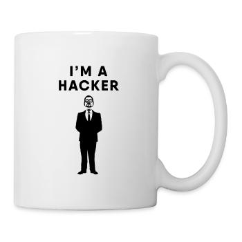 Hacker / Hacken / Hacking - Tasse - Weiß - Rechts