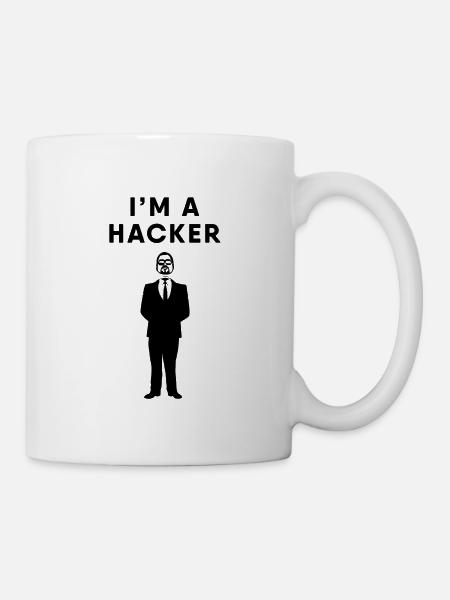 Hacker / Hacken / Hacking - Tasse - Weiß