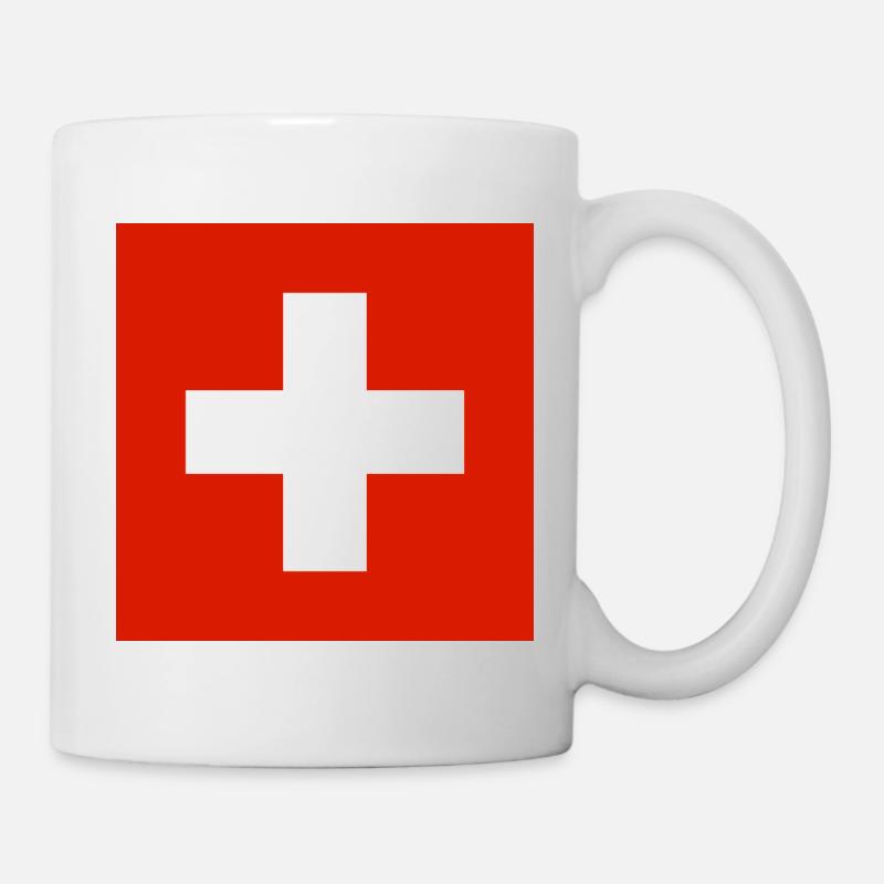 Armoiries de la Suisse - Mug blanc - blanc