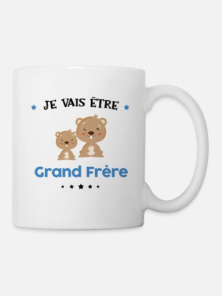 Je vais etre grand frere - cadeau - Mug blanc - blanc