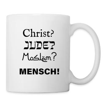 Religion Christ Jude Moslem Mensch - Tasse - Weiß - Rechts