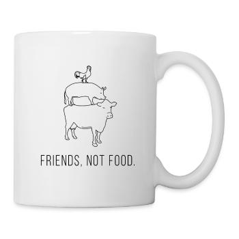 Vegan vegan végétalien - Mug blanc - blanc - Droite