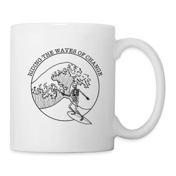 WAVES OF CHANGE - Tasse - Weiß - Rechts