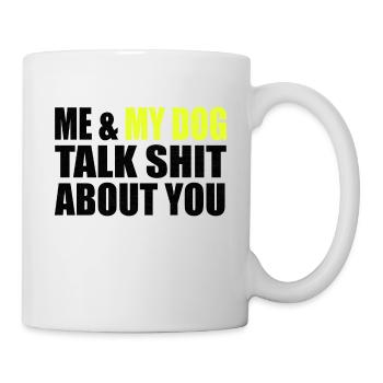 Dog dogs - Mug - white - Right