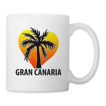 Gran Canaria palm heart - Mug - white - Right