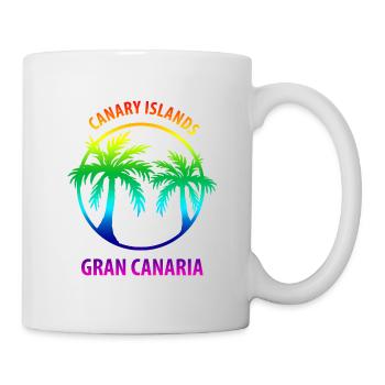 Îles Canaries Grande Canarie Rainbow Gay - Mug blanc - blanc - Droite