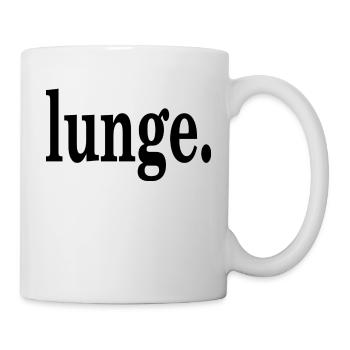 lunge. - Tasse - Weiß - Rechts