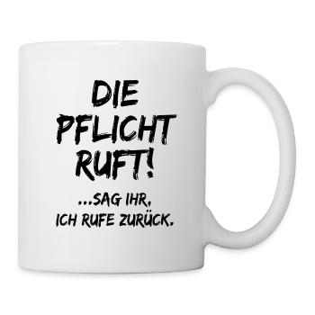 Duty calls - Mug - white - Right