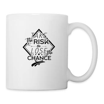Risk Taking Miss Losing Opportunity - Mug - white - Right