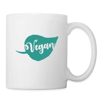 Vegan vegetarian animal welfare gift idea - Mug - white - Right