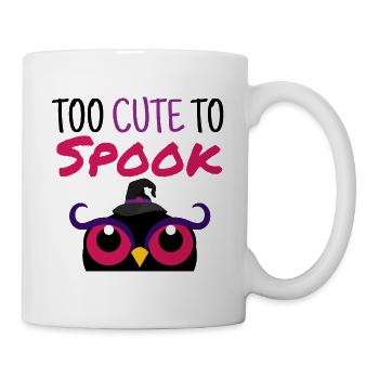 Trop mignon à Spook - Sorcière Halloween citrouille - Mug blanc - blanc - Droite