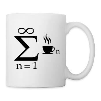 Cadeau étudiant étudiant en mathématiques blague café - Mug blanc - blanc - Droite