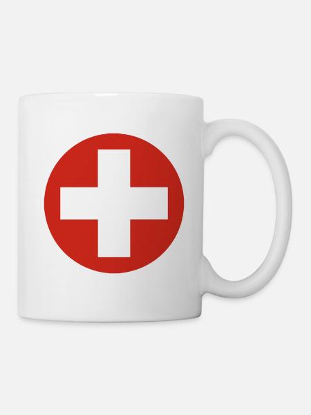 COCARDE SUISSE/1807 - Mug blanc - blanc
