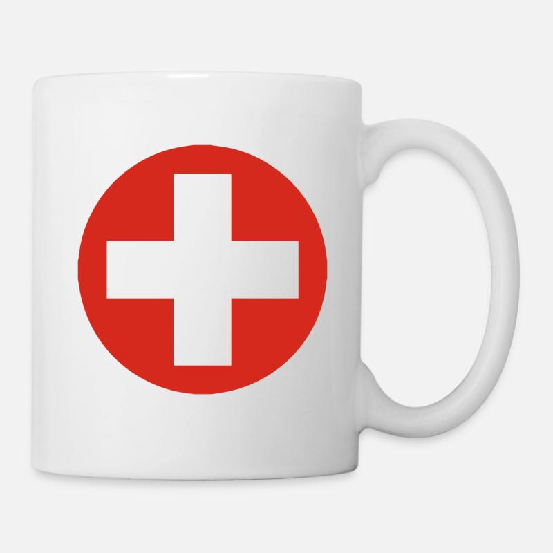 COCARDE SCHWEIZ / 1807 - Tasse - Weiß