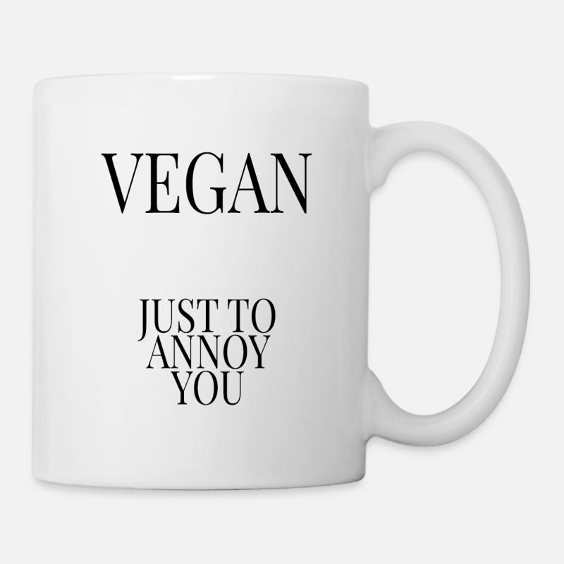 Vegan dictons Vegan végétalien - Mug blanc - blanc
