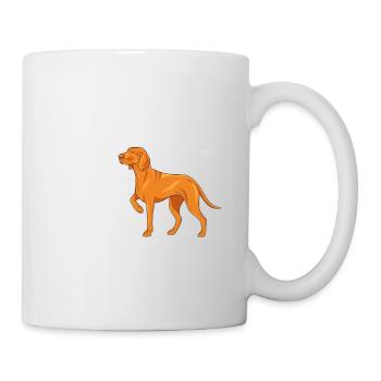 Vizsla Diamonds - Tasse - Weiß - Rechts